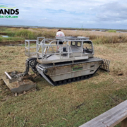 Marsh Master 2 backhoe - Marsh Master 2-LX - Wetlands Transportation Vidor Texas - Captain Josh Davis